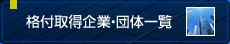 格付取得企業・団体一覧